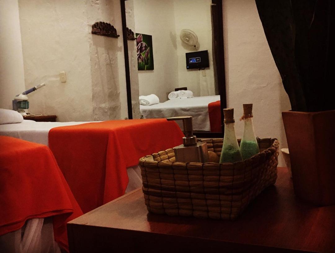 La Serrana Hostal Spa Socorro Esterno foto